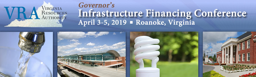 VRA-Virginia Resources Authority LOGO - Governors Infrastructure Financing Conference - April  3-5, 2019 - Roanoke, Virginia