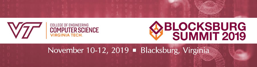 Virginia Tech College of Engineering Computer Science - Blocksburg Summit 2019 - November 10-12, 2019 - Blacksburg, Virginia